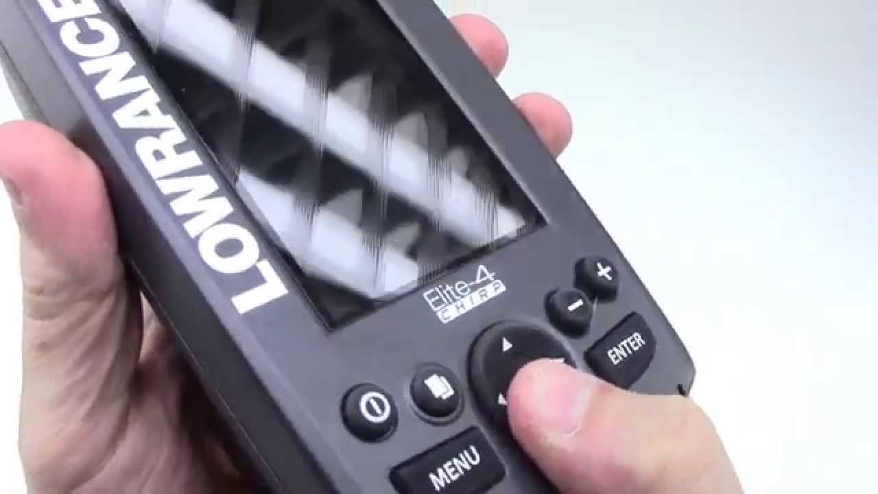 Lowrance Elite 4 Chirp Unboxing HD - YouTube
