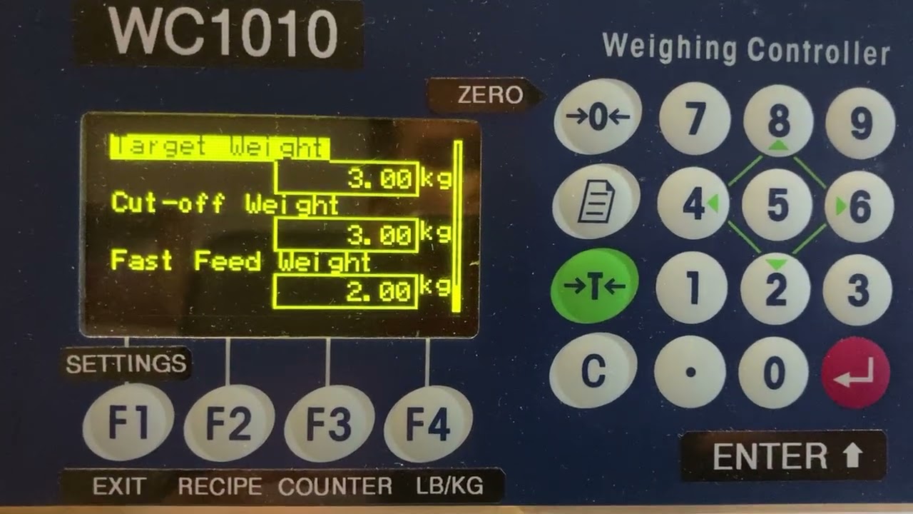 4 Auto Spill weight adjustment details