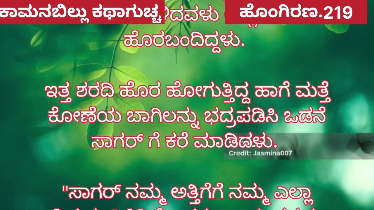 ಹೊಂಗಿರಣ ❤️ 219