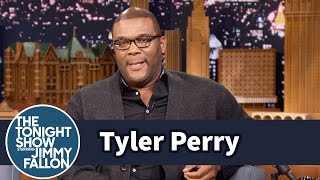 Tyler perry talks to jimmy about the origin of madea and popular
character's voice being featured on navigation app waze.subscribe now
tonight...