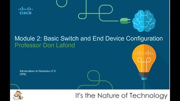 NetAcad ITN Module 2: Basic Switch and End Device Configuration PowerPoint Presentation