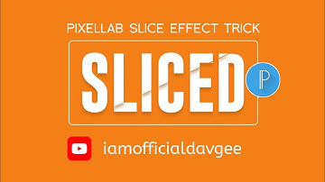 PIXELLAB SLICE EFFECT TRICK IN LESS THAN FIVE MINUTES 🤯😲 | PIXELLAB TUTORIAL | SMARTPHONE GRAPHICS