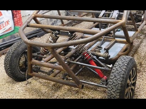 Как сделать багги своими руками. Передняя подвеска. Homemade buggy. Front suspension.