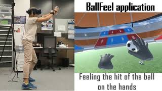 TouchVR  a Wearable Haptic Interface for VR Aimed at Delivering Multi modal Stimuli Trim