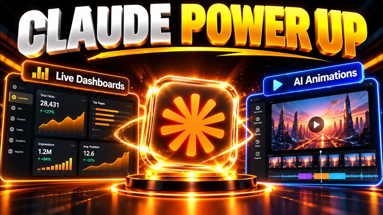 Claude Just Added Live Dashboards + AI Animations