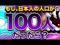 日本の人口が100人だったら総合編 データMAP | No001