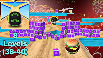 Going Balls  -  Part 8 levels 36 to 40  Gameplay Walkthrough  ARMA (iOS & Android)