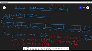 Finding duplicates in a string | Data Structures and Algorithms | C++ | Part 2