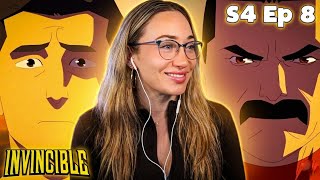 MARK'S FINAL CHOICE!! | INVINCIBLE S4 Ep 8 REACTION - "Don't Leave Me Hanging Here"