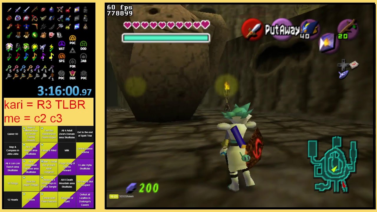 OOTR | SDGBingo Round 5 vs Kariookami - 2 Line Anti Bingo!