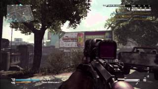 Ghosts Onslaught DLC cross map throwing knife