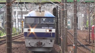 EF210-305代走 1050レ 金山駅通過