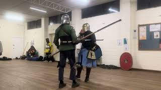 16/9/25 Count Kitan vs THL Clifford - polearm training
