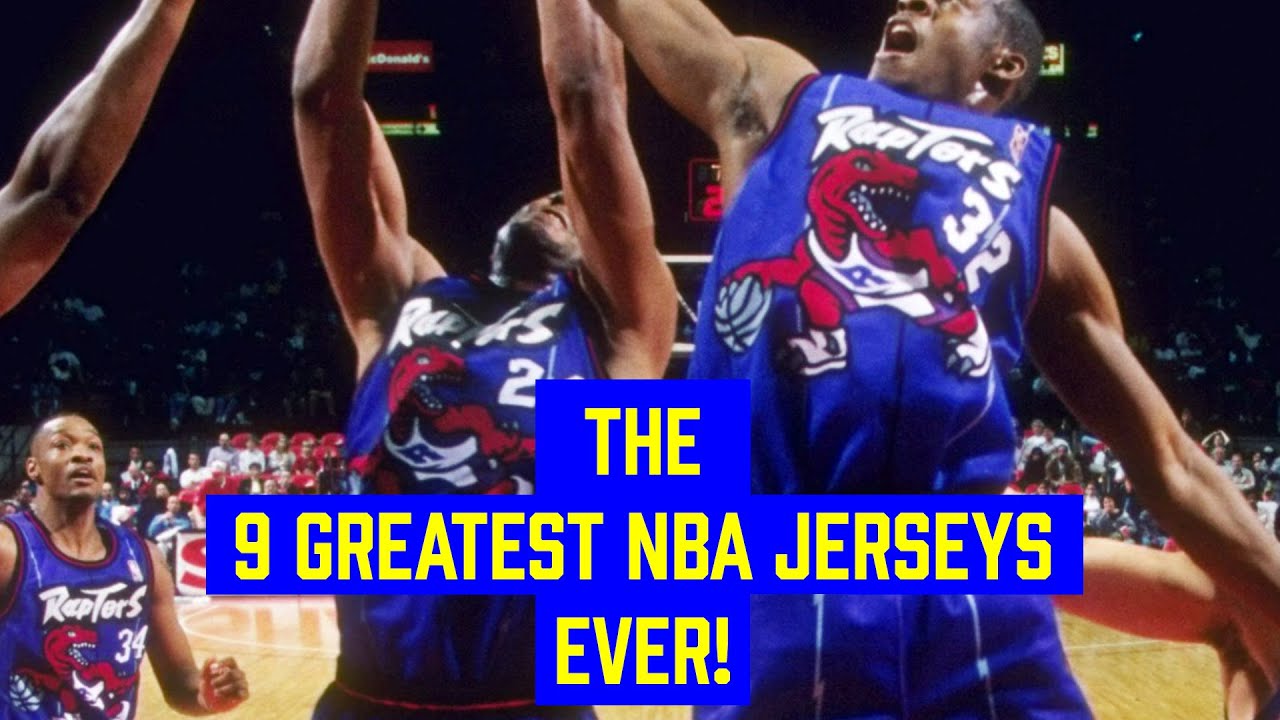 The 9 GREATEST NBA Jerseys Ever! YouTube