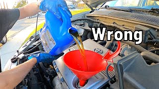 Changing Your Engine Oil? You’re Probably Doing It Wrong