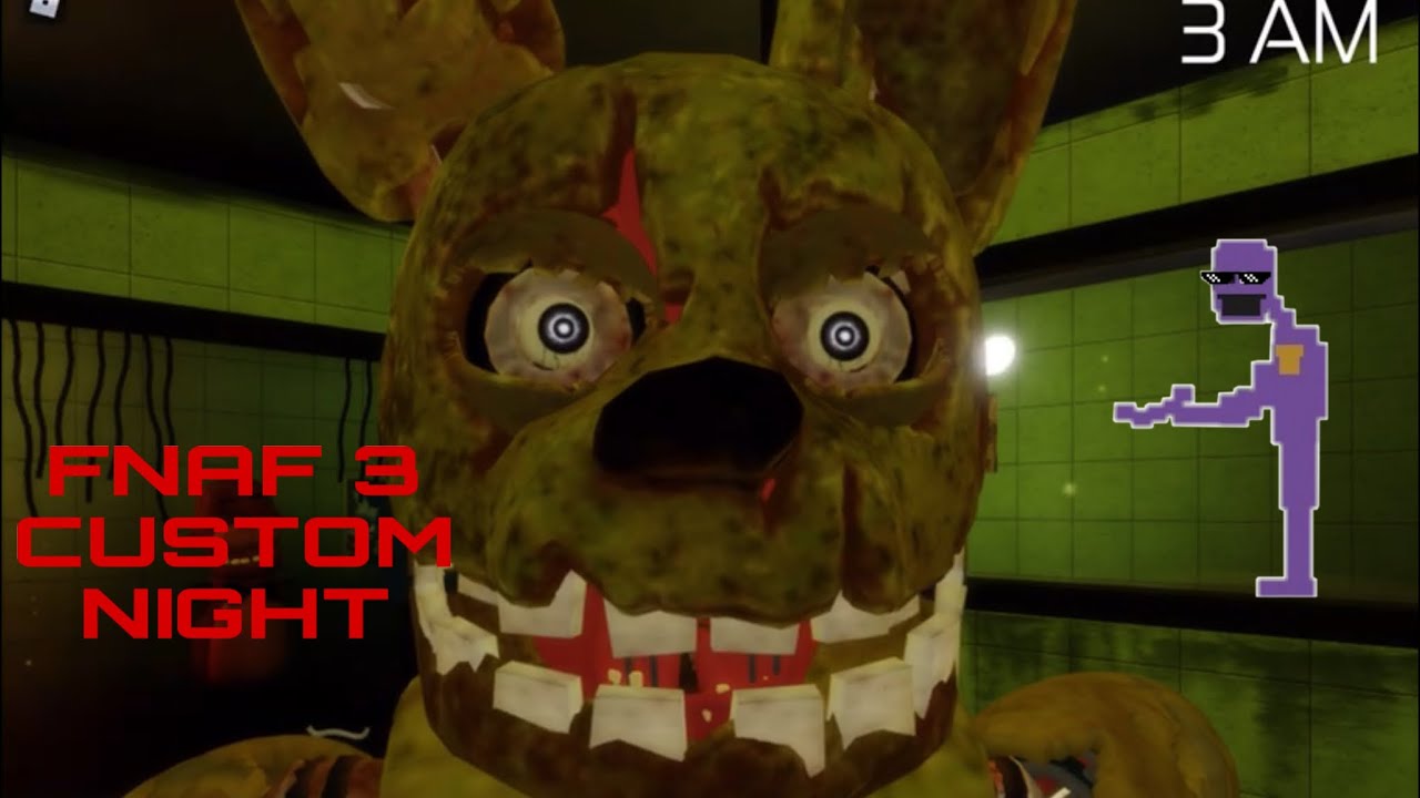 Five Nights at Freddy's 3 Custom Night [OPEN BETA] - Roblox