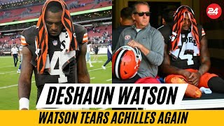 Deshaun Watson Tears Achilles Again: 2025 Season in Doubt After Second Surgery