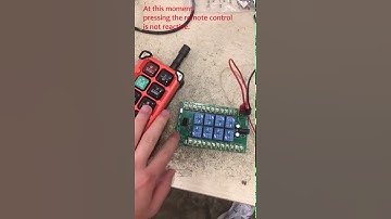 How to set the 8 Channel Wireless Remote Control Switch