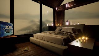 🎧 Cozy Mountain Rain & Thunderstorm Sleep Sounds – Ambient Noise for Sleep & Meditation