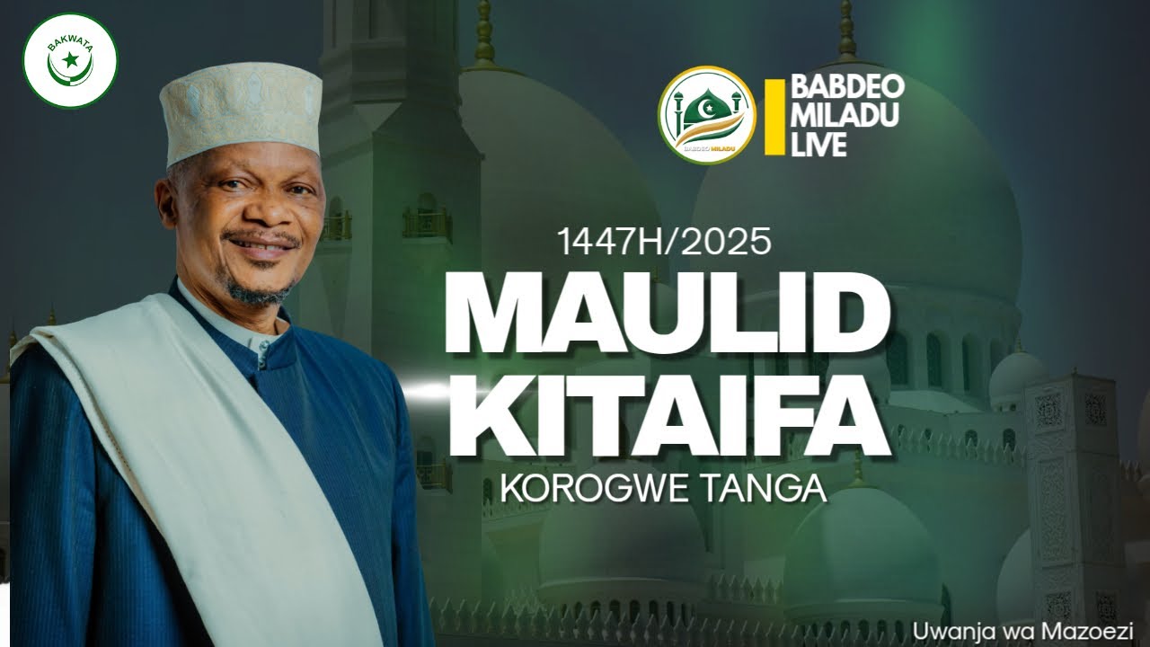 🔴LIVE MAULID KITAIFA KOROGWE TANGA_1447H/2025