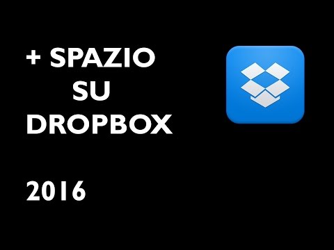 Video: Come Aumentare Lo Spazio In Dropbox