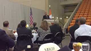 Mike Ditka at Mercer