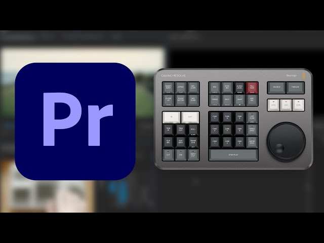 DaVinci Resolve Speed Editor keyboard and Adobe Premiere, proof of concept.