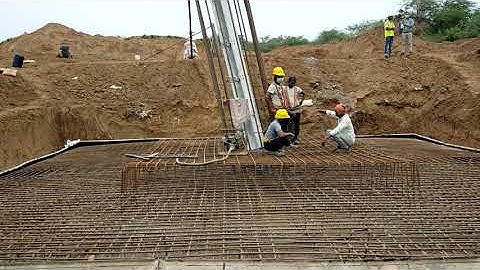 765 kv DC line foundation in vadodara gujarat.