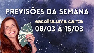 TUDO sobre os próximos 7 dias✨Escolha uma carta✨Tarô Previsões da Semana