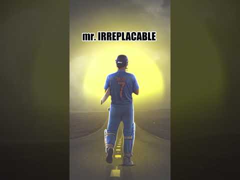 Dhoni -MR.IRREPLACABLE | MSD Tribute || KGF || Dhoni WhatsApp Status Tamil#dhoni