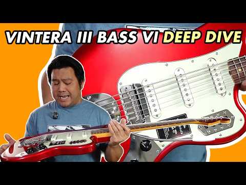 The Best Fender Bass VI Yet? Vintera III Deep Dive Review