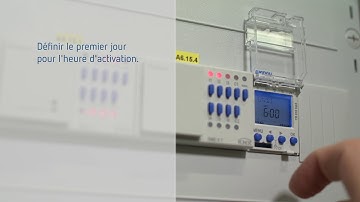 Theben TR top2 et TR top3 : Programmer les horaires de commutation
