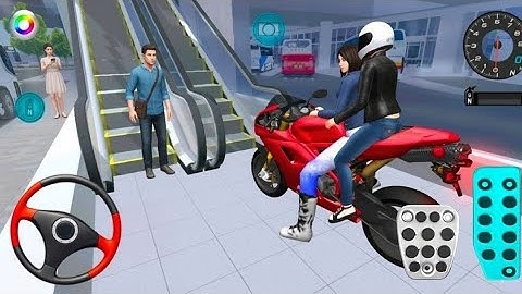 Exploring the Express Bus Terminal on a New Bike - 3D Driving Class 2025.Best Android Gameplay ❤️❤️
