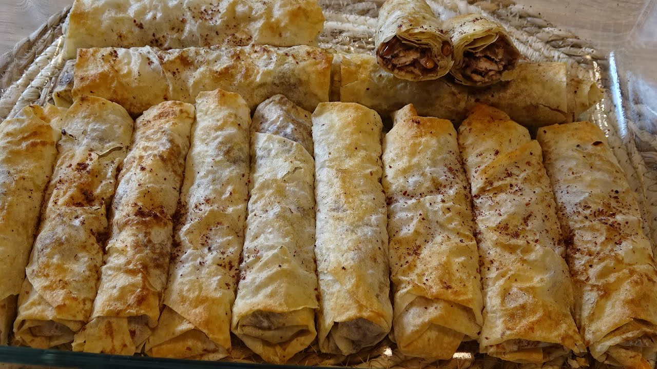رولات المسخن الفلسطيني سهل وسريع والطعم لا يقاوم لذييييييذ🥰😋