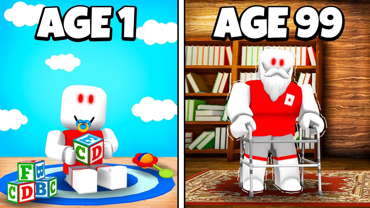 GROWING UP IN ROBLOX!