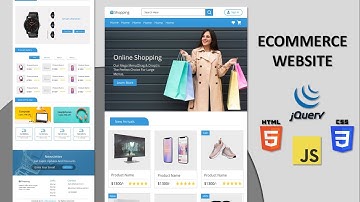 Complete Responsive E-Commerce Website Design [ HTML CSS JS ] - Step By Step