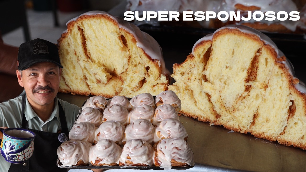 Los Roles de Canela MÁS Suaves y Esponjosos (Receta de Panadería)