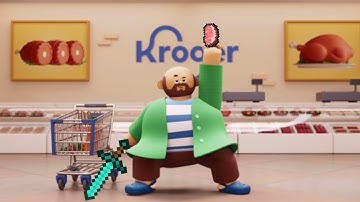 Kroger ad but it’s minecraft