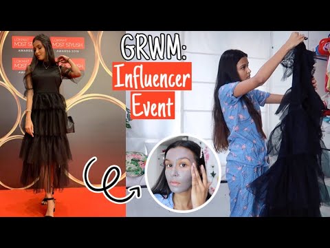 How I Get Ready For Blogger Events,Get Ready With Me,mridul sharma,indian youtuber,india,mumbai,grwm,influencer event