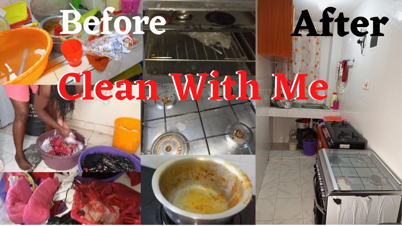 Satisfying KITCHEN DEEP CLEAN WITH ME/Clean With Me/Kitchen Cleaning