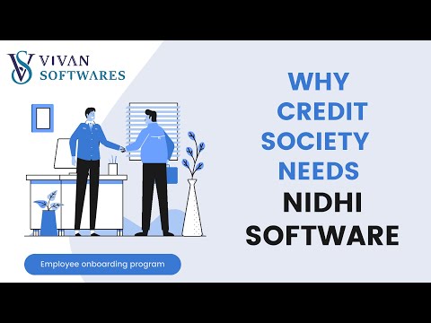 WHY CREDIT SOCIETY SOFTWARE NEEDS NIDHI SOFTWARE | FULLY AUTOMATIC | LOAN MANAGEMENT SOFTWARE - video from Vivan Softwares