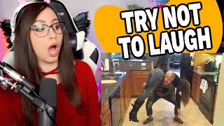 TRY NOT TO LAUGH WATCHING FUNNY FAILS VIDEOS 2023 | Bunnymon REACTS