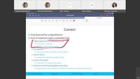 ECSE 2410 Signals and Systems (Final Exam Review)