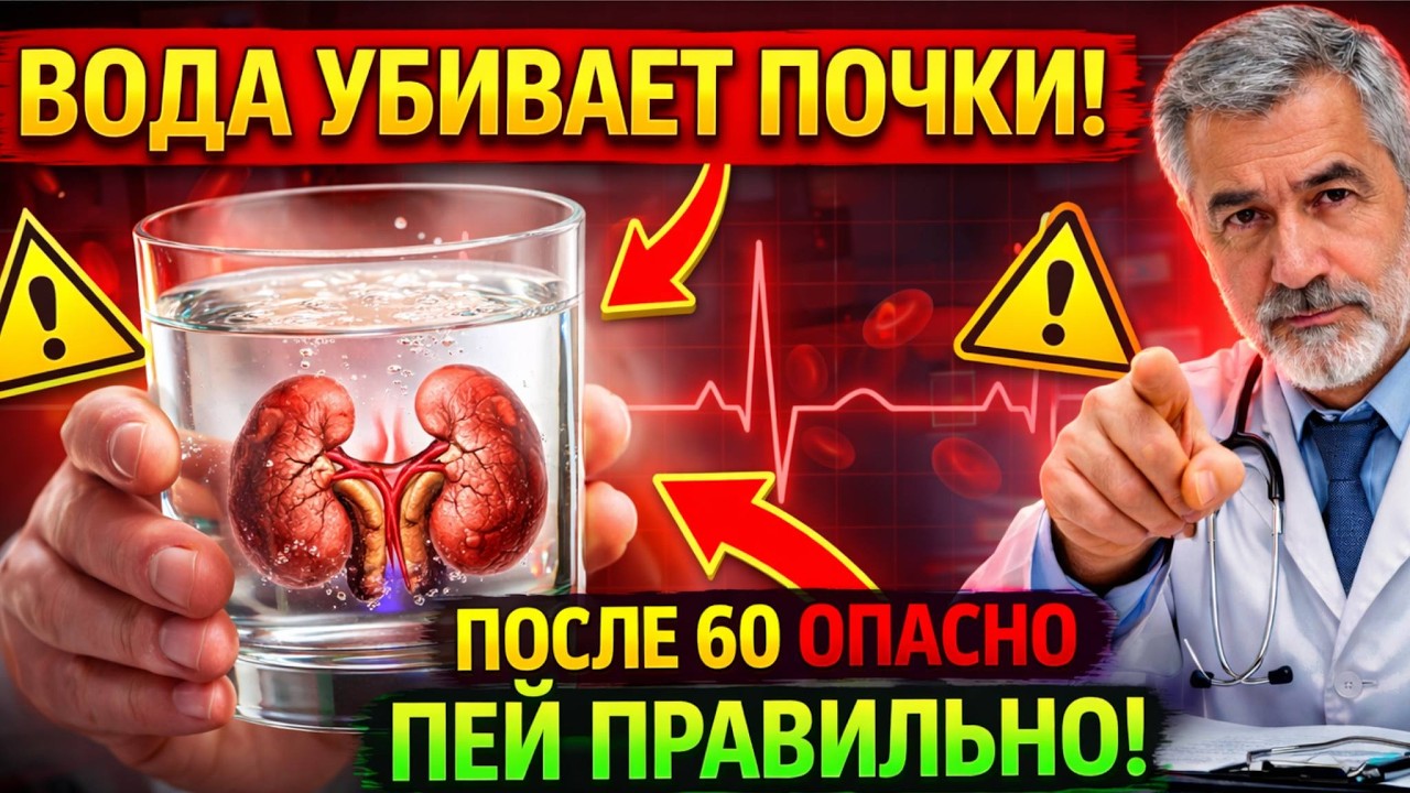 ЗАБУДЬТЕ ПРО КАМНИ И ОТЕКИ! Правило питья воды для тех, кому за 50 | ОБЪЯСНЕНИЯ ВРАЧА
