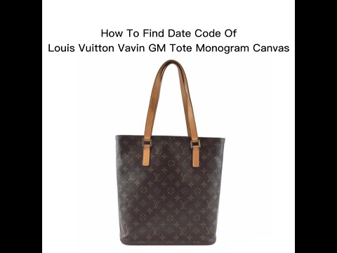 [Date Code & Stamp] Louis Vuitton Vavin GM Tote Monogram