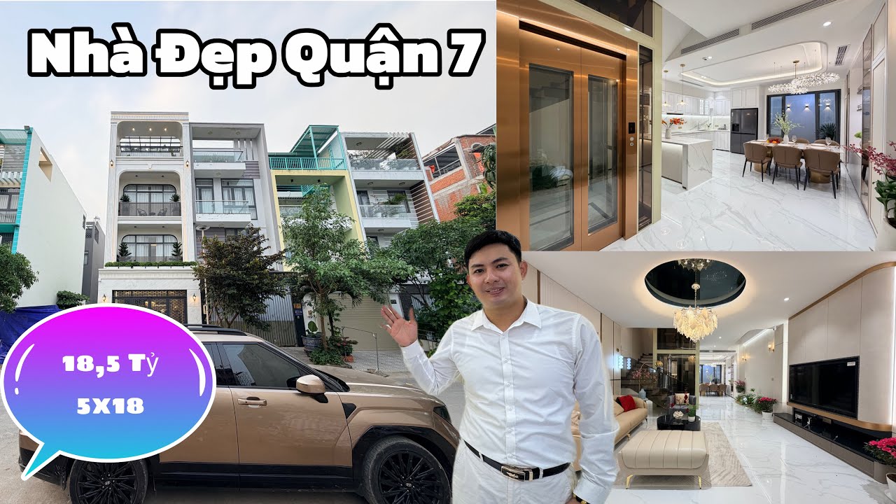 💥Nhà Đẹp Quận 7 Liền Kề Phú Mỹ Hưng Kiến Trúc Độc Lạ Phong Cách Rất Châu Âu ! 