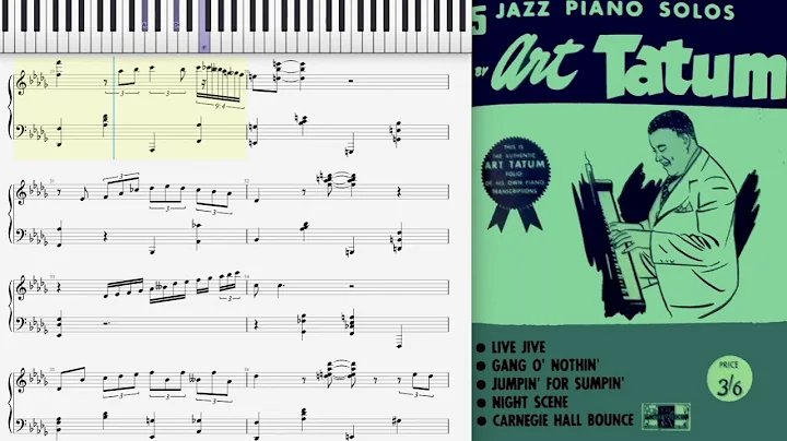 My piano solo of Gang of Nothin' by Art Tatum