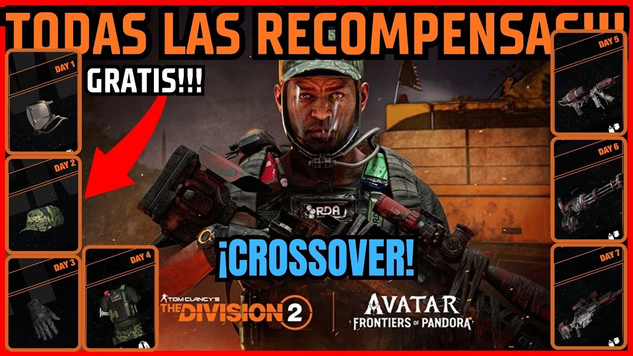 THE DIVISION 2 | TODAS LAS RECOMPENSAS DEL NUEVO EVENTO DE CROSSOVER | THE DIVISION 2 X AVATAR