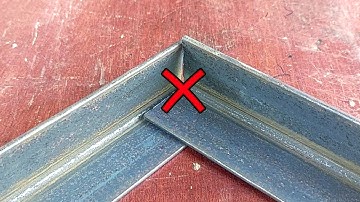 not many know, 2 welder secrets make precision 90 degree joints on L angle iron