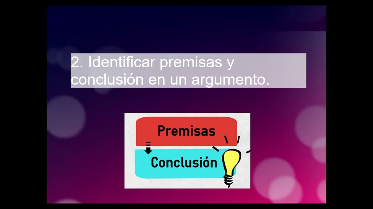 P1 U3T2 Identificar premisas y conclusión en un argumento - YouTube